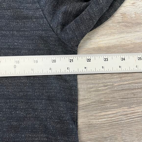 Nike Advance 15 Knit Gray Black Sportswear Mens L Blade Collar Jacket Sweatshirt - Picture 6 of 8